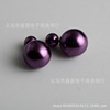 Double-sided fashionable earrings from pearl, Korean style