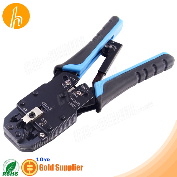 网络三用压线钳/压线工具 10P/8P/6P/4P RJ45/RJ12/RJ11