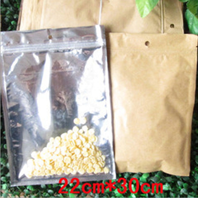 供应开口22cm*长30cm牛皮纸阴阳拉骨袋 食品自封袋 包装袋 1个价