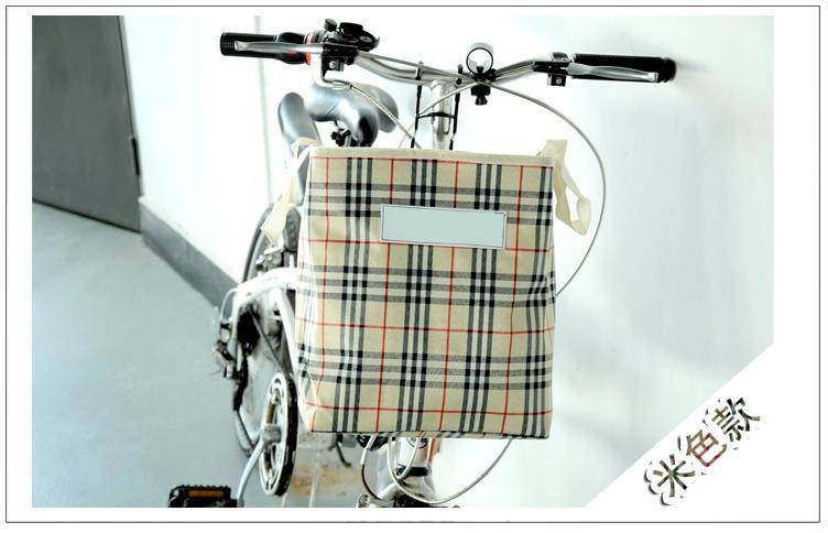 Panier pour vélo en toile - Ref 2260105 Image 9