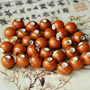 Ceramics, woven retro round beads, 10mm