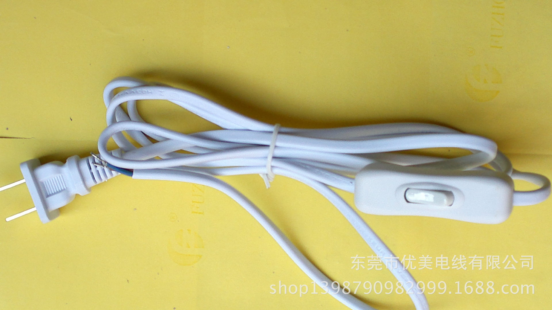 厂家供应电源线插头线电源线 带304开关 线上开关电源线