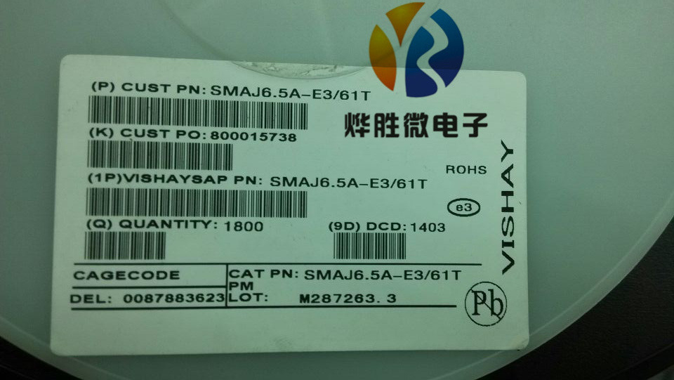 SMAJ6.  VISHAY  SMA 瞬变二极管 全新台产 质量保证 厂家批发