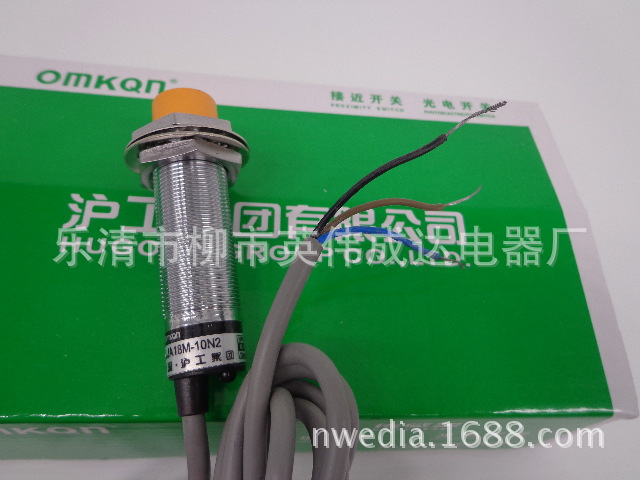 沪工集团感应接近开关LJA18M-10N2 NPN常闭直流三线 LJA18M-10N1