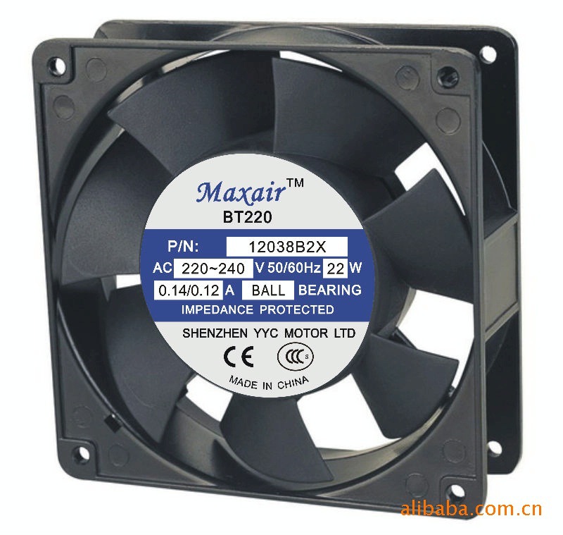 LED顯示屏風扇12038B2XL交流散熱風機YYC