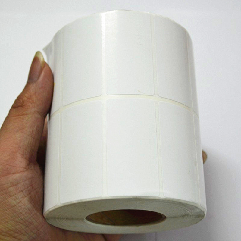 50*25mm条形码不干胶铜版标签空白贴纸 铜板纸条码纸 标签打印纸