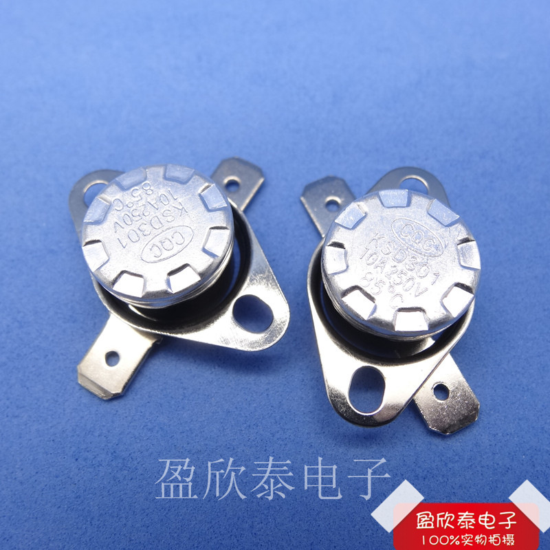 厂家KSD301温控开关 突跳式温度开关 10A 15A