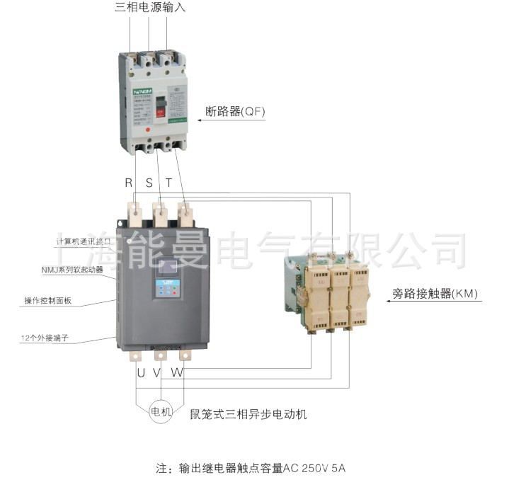 NMJR6-200KW 电机软起动器 厂家直销 批发 能曼电气 中文显示软启动器,NMJR6-200KW,液晶屏中文软启动器,电机软起动器,软起动器