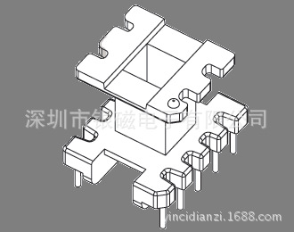 现货EI16骨架 YC-EI-1603-1骨架、5+5P变压器、电感线圈