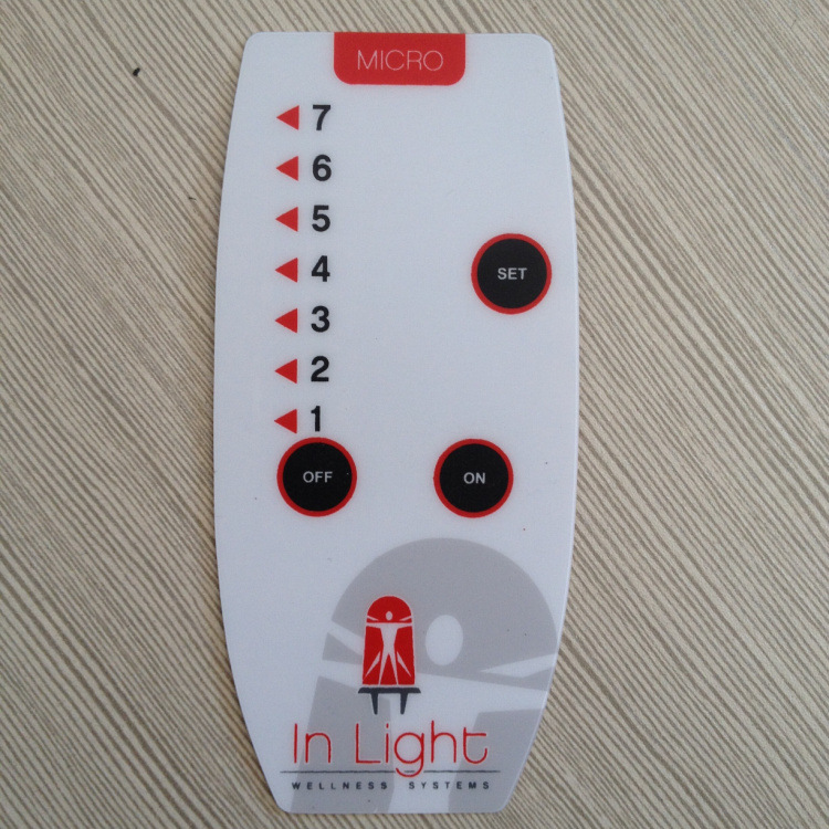 苍南控制厂家供应pvc凹凸控制面板 pc开关PET按键鼓包面板贴