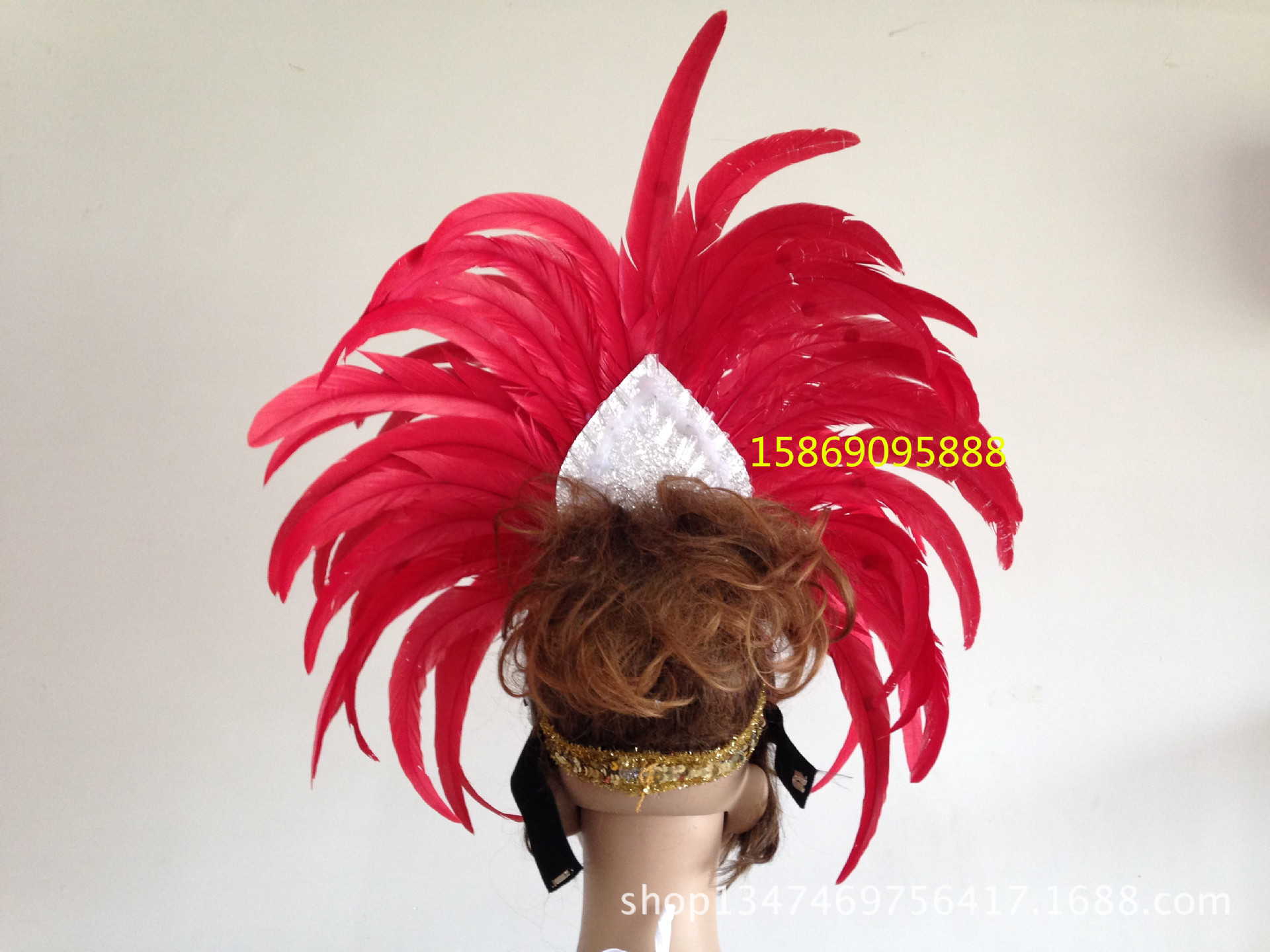 演出羽毛裝飾服裝