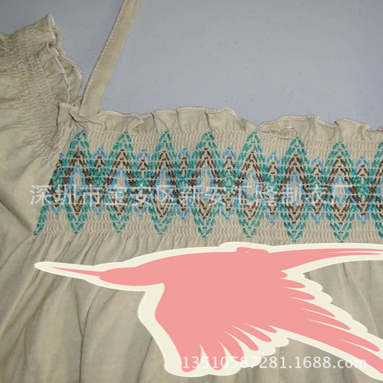 批量服装生产 来样女装精品外贸服装工厂加工定制 纯手工制作