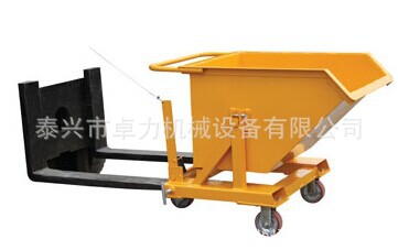 厂家叉车，手推两用物料斗