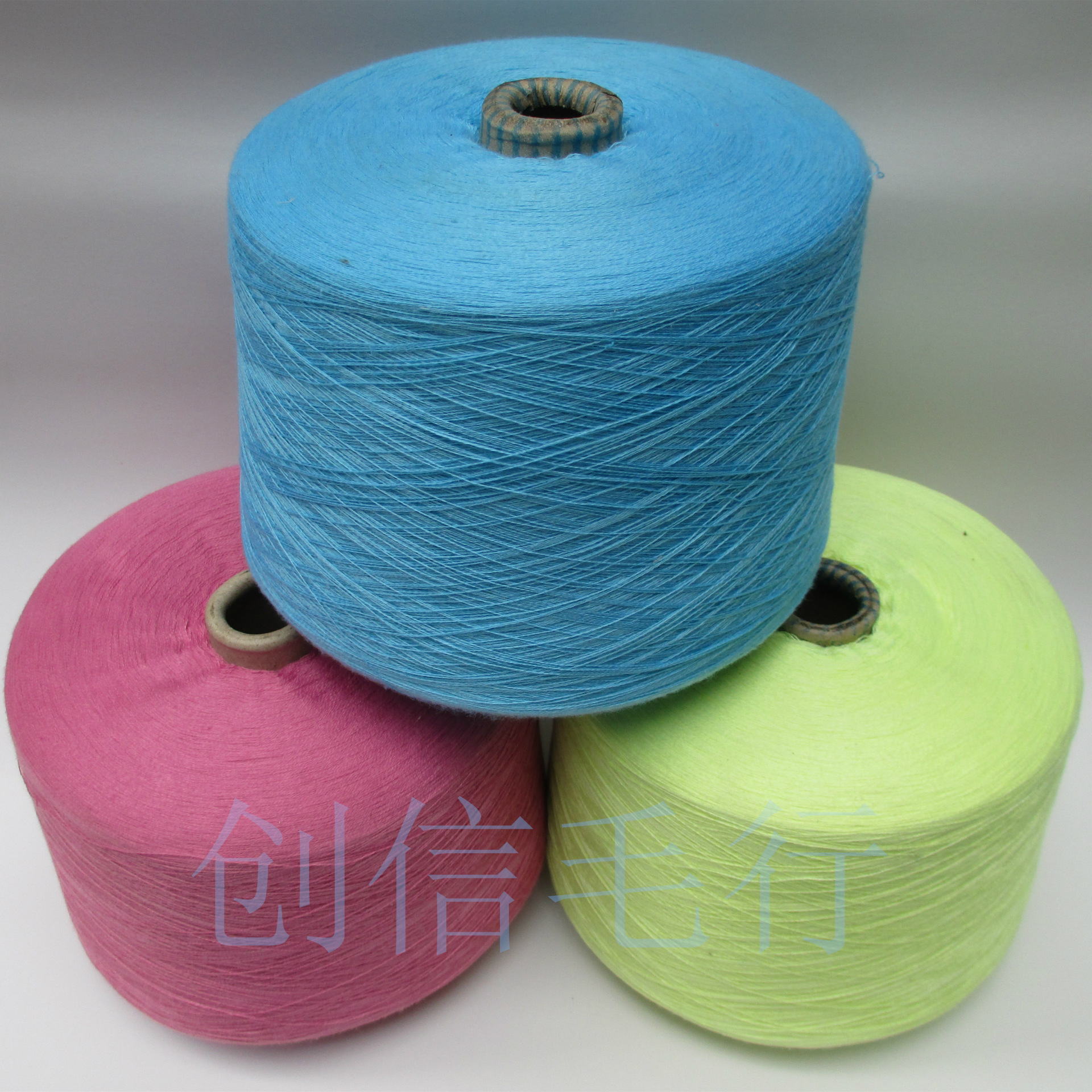批发 现货供应 厂家直销 正品有色仿棉纱线32s/2 涤纶棉混纺