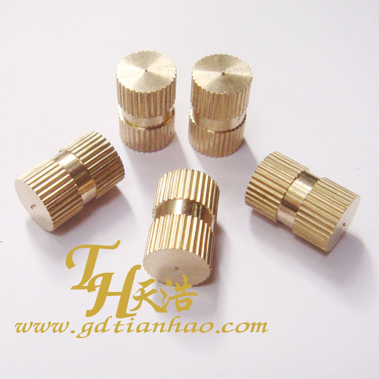 【M6】盲孔密底平角注塑用铜螺母 玻璃螺帽 GB809 嵌入式（每千）
