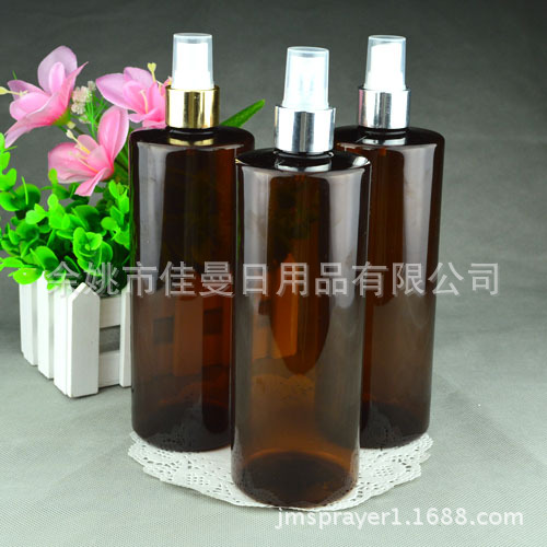 供应500毫升平肩乳液瓶 塑料分装瓶香水试用瓶