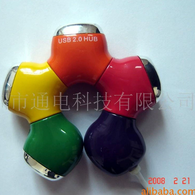 [Это пожалуйста, звонок на консультацию] HUB Colorful Flower USB HUB Hub HUB USB 2.0