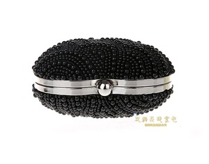 新品现货批发手工包心形珍珠包可爱晚宴包手提包031163-9