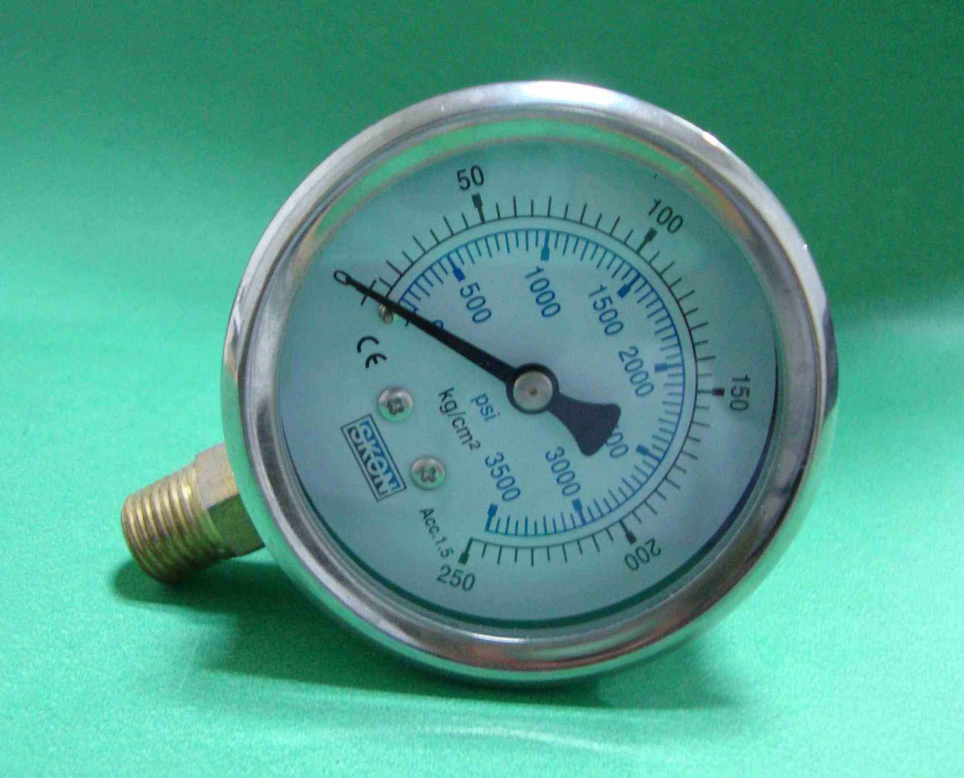 250KG  耐震压力表  充油压力表