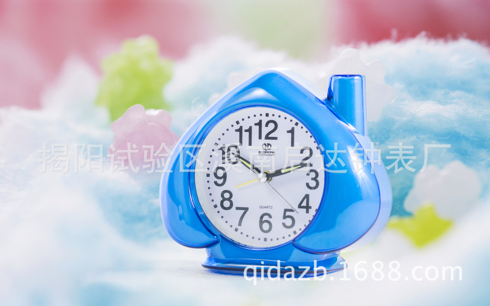 Reloj despertador de cristal transparente - Diseño creativo y moderno - Para dormitorio y escritorio