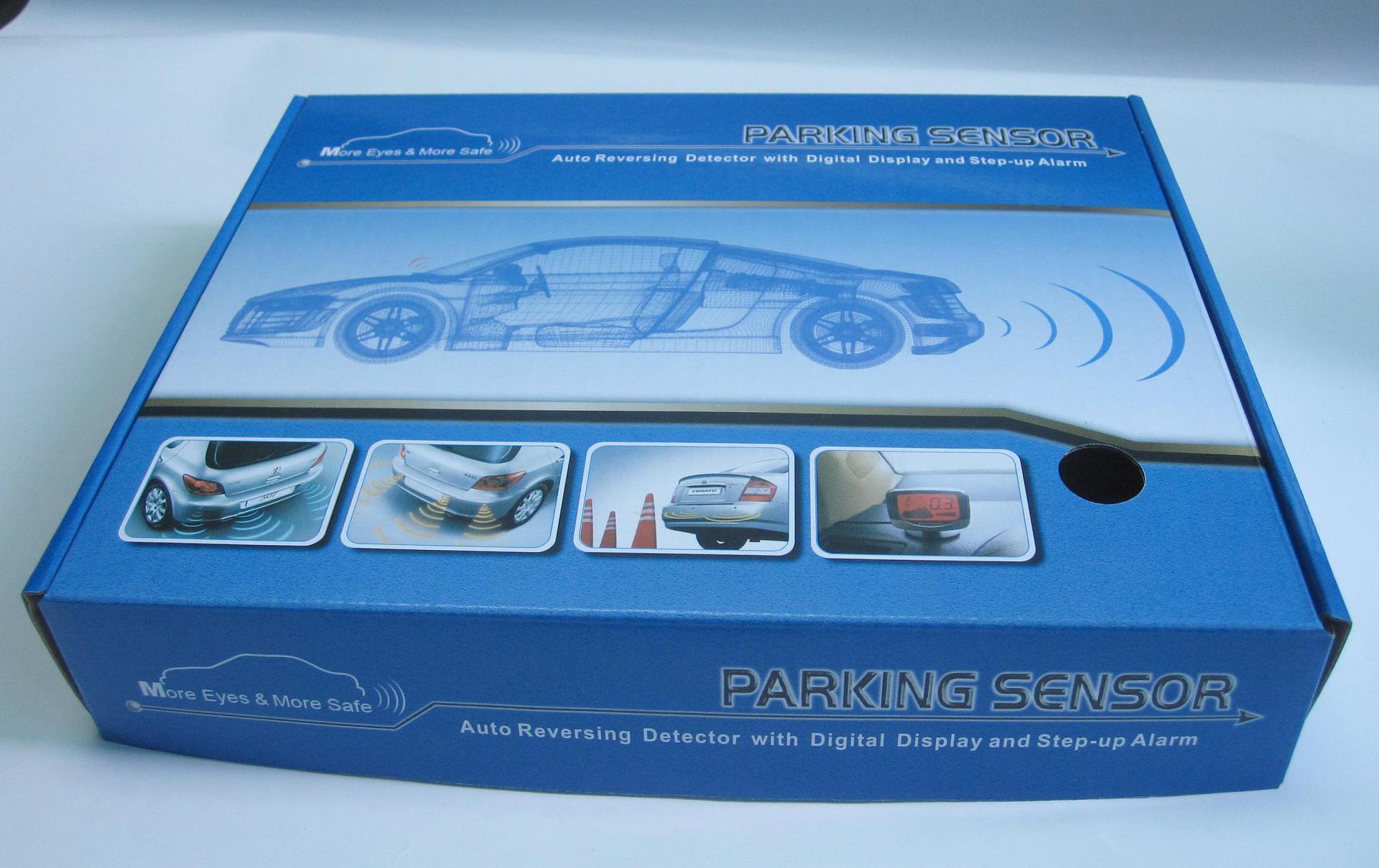 辽航科技-倒车雷达蓝色全英文彩盒