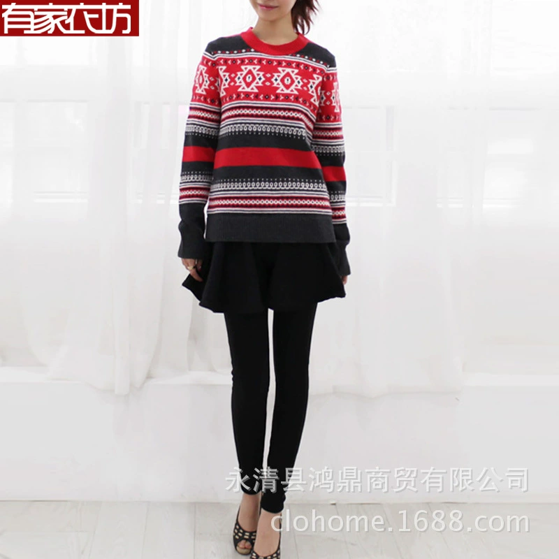 Осенне-зимняя одежда Женская больших размеров с флисовой подкладкой из искусственных двух леггинсов юбка брюки 200 кг