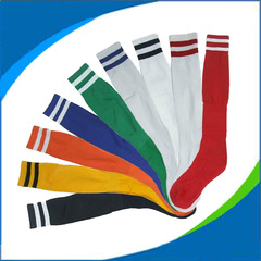 Thin football socks, sports long socks for adults, high elastic textile material, sweat-absorbent and breathable