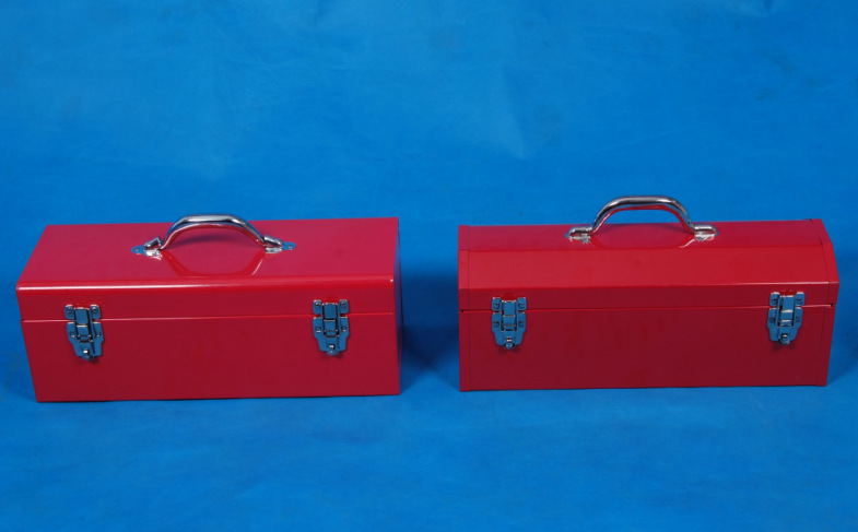 【台湾力高REGAL】双层金属工具箱 坚固 铁皮工具箱 收纳箱 进口