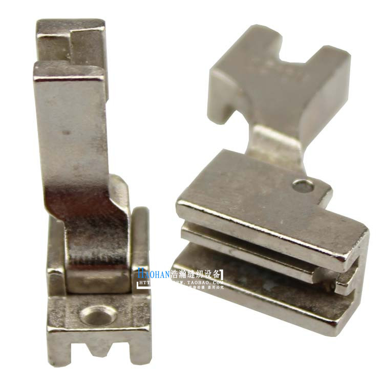 工业缝纫机平缝机 电脑平车上拉链压脚 隐型拉链S518N铁压脚