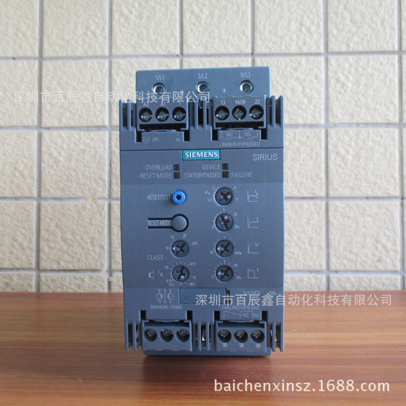 原装德国西门子 现货软起动器 3RW4046-1BB04