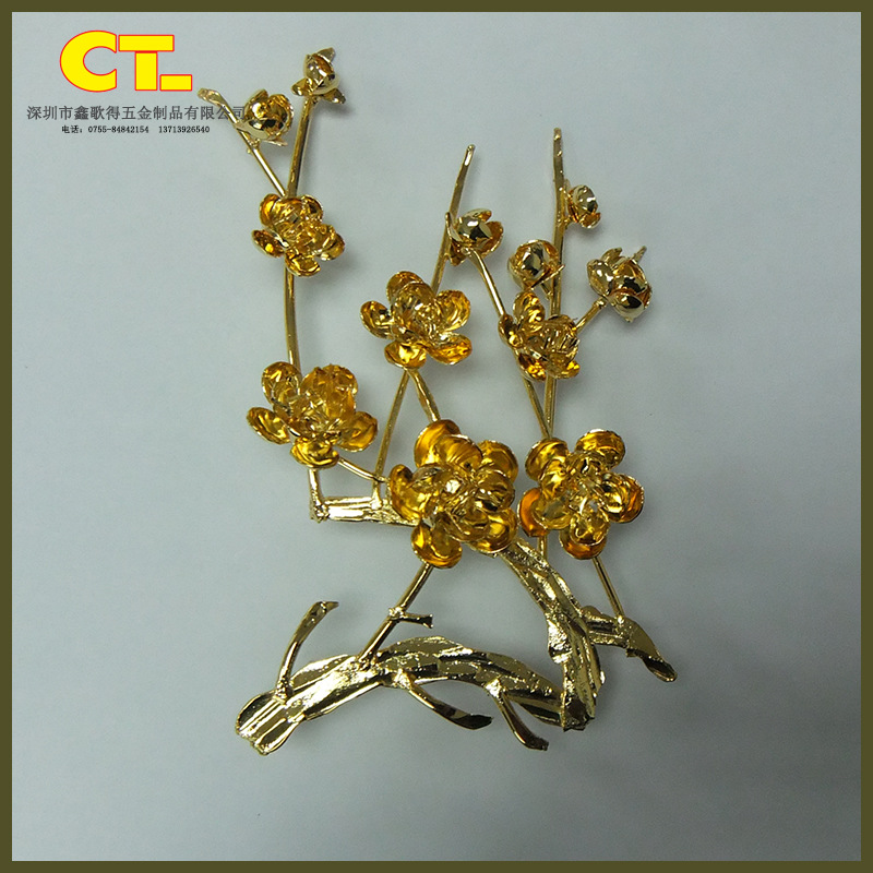 五金电镀厂家供应 不锈钢真空电镀 真空饰品五金镀铬