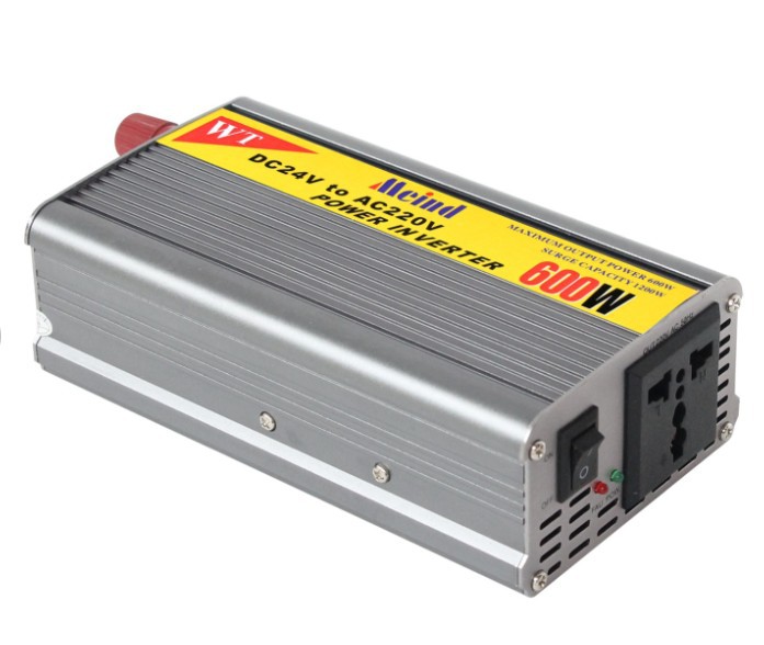 足功率600W 车载逆变器 12V-220V直流转交流汽车电源转换器全保护