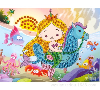 水晶钻石画 马赛克贴画 水钻晶贴画 立体贴画 马赛克粘贴画 16款