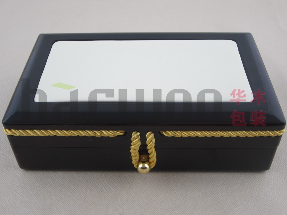 华木高档复古木质精品佛珠手串包装盒 定制佛珠手链礼品盒批发