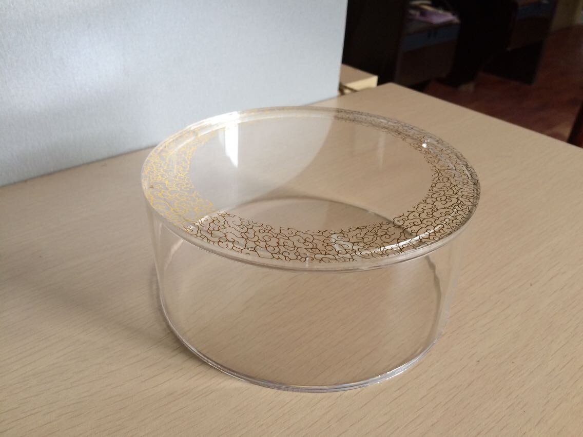 厂家订做透明虫草藏红花塑料保健品包装圆盒  亚克力锦盒通用内盒