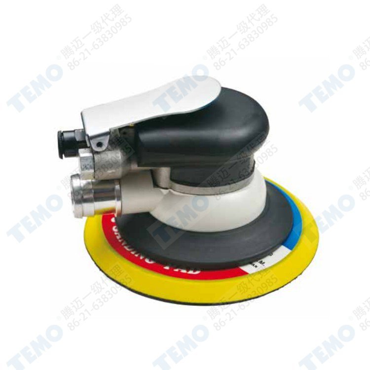 美国TEMO腾迈 6"自吸式气动圆盘打磨机TMAT40-62150C磨砂机研磨机