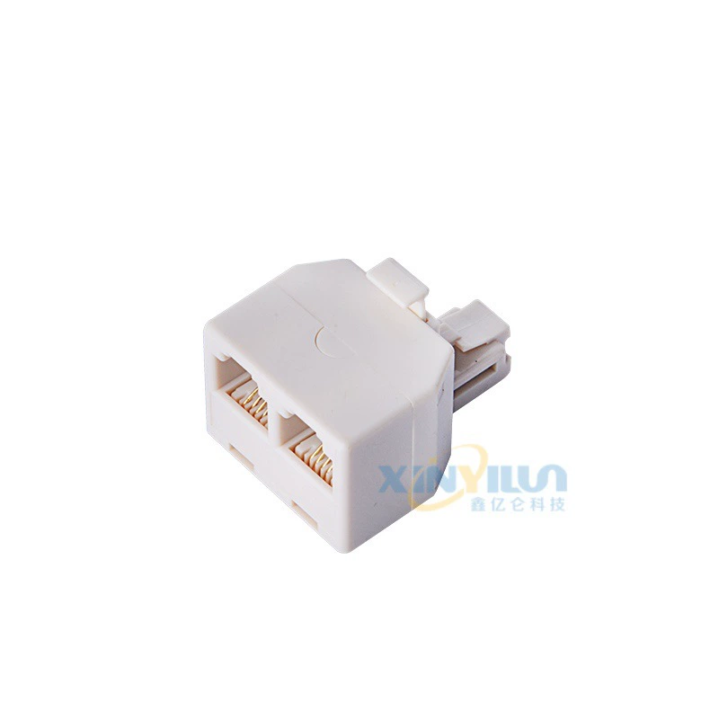 Телефон одна минута Два рога адаптера одна минута два 6P4C RJ11 телефонные аксессуары американская телефонная розетка