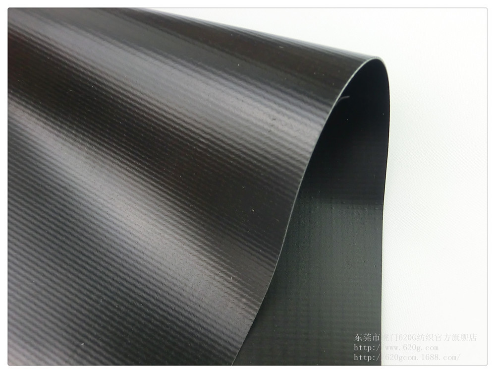 pvc涂层网布  黑色细纹  抗撕拉力强 耐磨 现货宽1.6米涂层布
