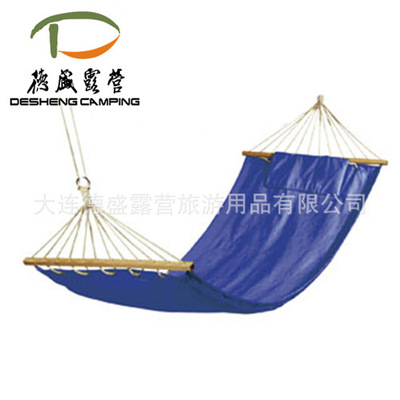 Hammock 带枕头单人帆布吊床 户外单人吊床 秋天 帆布|ms