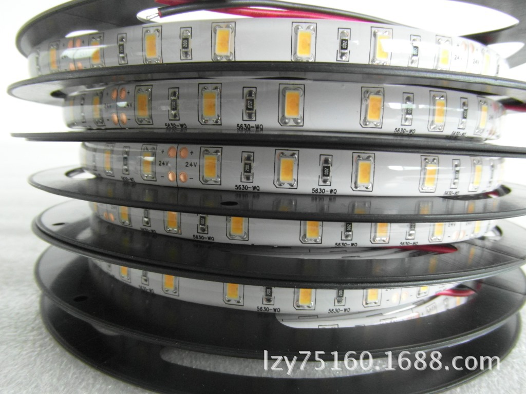 大量供应12V/24V 5630灯条 铜支架 金线封装 质保2年
