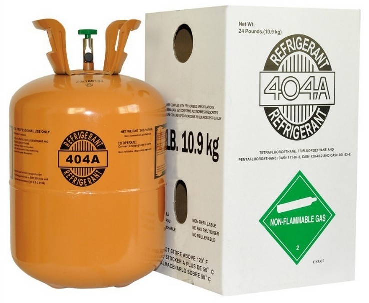 Manufactor supply High purity R404a Refrigerant neutral Exit packing Net weight 10.9kg whole country