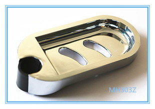 Factory wholesale supply soap box soap box shower rod suit accessories facial cleanser tray electroplating