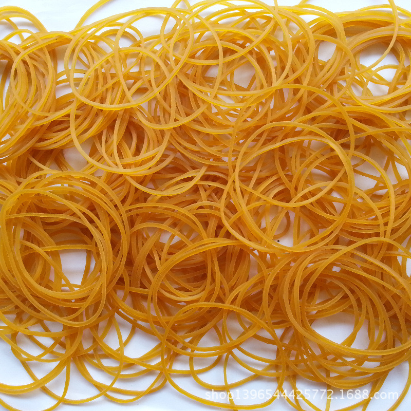 进口原装无油耐高温 强拉不断 50黄色橡皮筋牛皮筋 橡皮圈批发