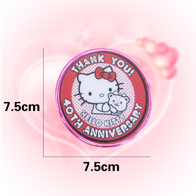 Direct sales of new Hellokitty mobile power supply 6000 MMA circular heart mirror charging treasure, random delivery3