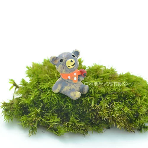 [Мини-Медведь] поделки материал садовые украшения аксессуары для суккулентов мох озеленение