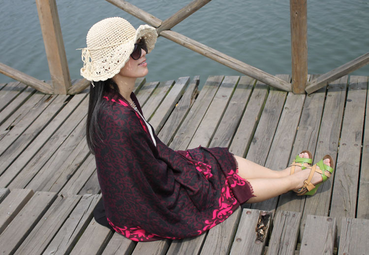 斜纹定位长巾详情图5