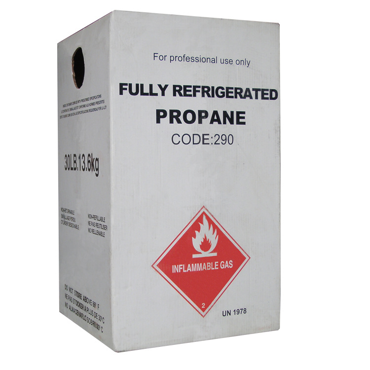 R290制冷剂环保高纯碳氢冷媒新型雪种净重5KG厂家批发价格|ru