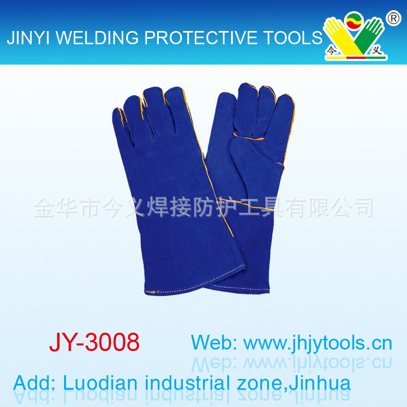 供应电焊手套 牛皮焊工专用电焊手套 牛二层电焊手套14寸