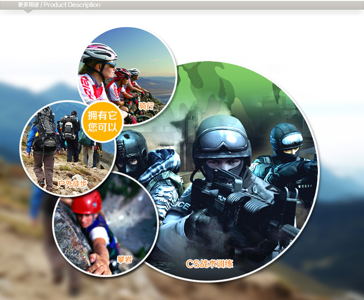 Gants de cyclisme mixte - Ref 2255332 Image 46