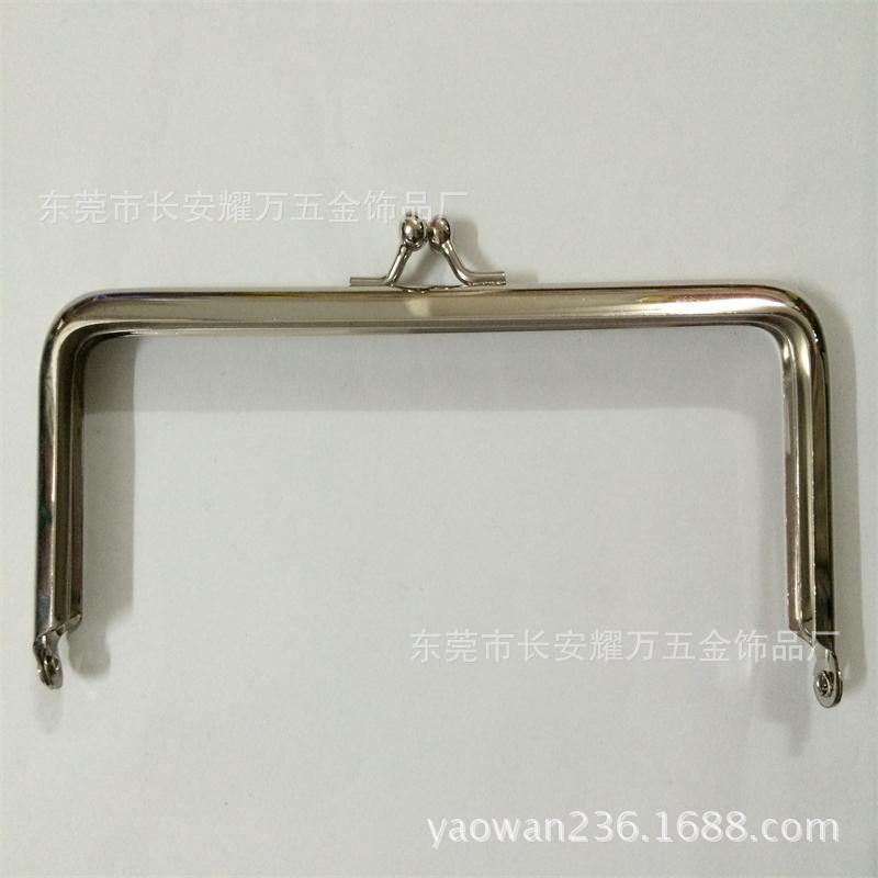 厂家批发优质可通过测试环保方形箱包五金夹子 钱包扣货到付款